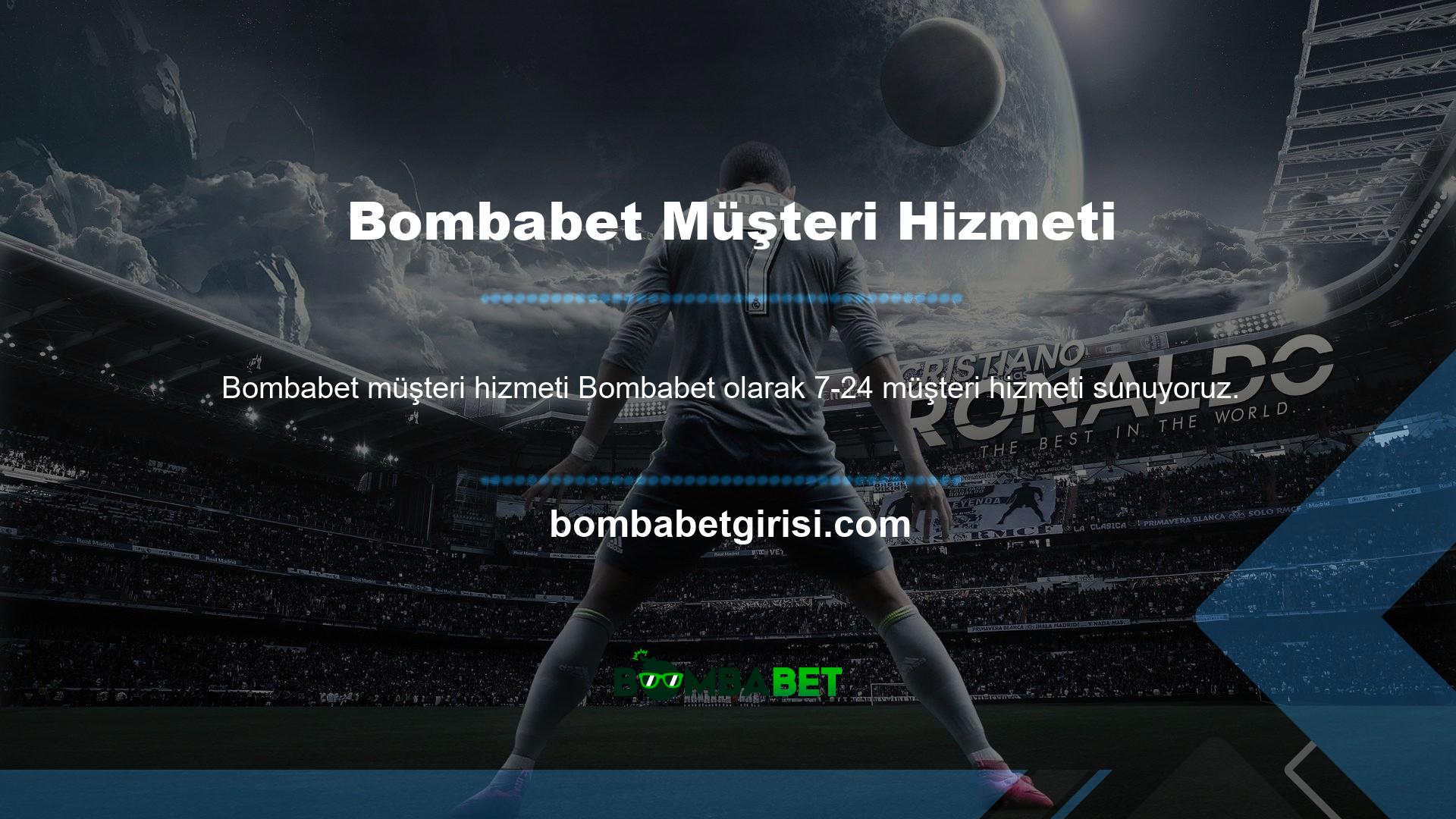 Hesap yöneticimizle her zaman bahis koyabilirsiniz
